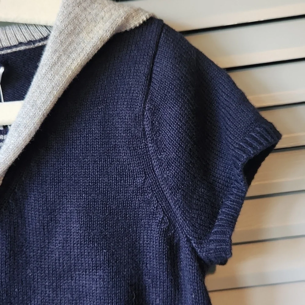 Jacadi Paris Navy & Grey Dress